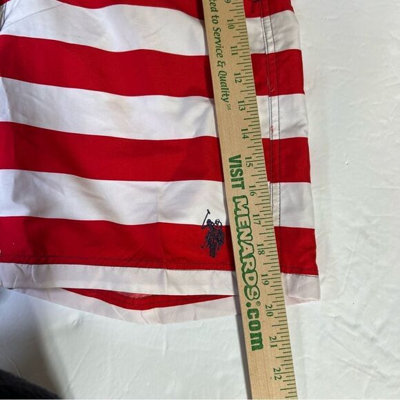 US Polo Ralph Lauren  Swim Trunk Short Mens M American Flag Star Stripe - Picture 12 of 16